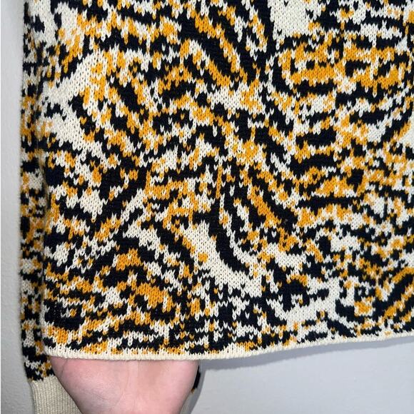 Rachel Comey x Target Crewneck Animal Print Pullover Sweater Black/Tan Small - Picture 5 of 8
